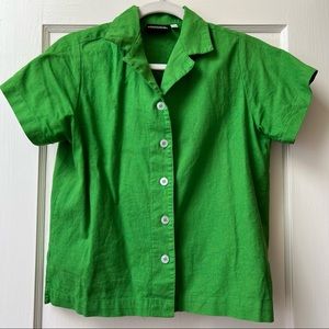 Big Bud Press Green Work Shirt in Size XXS